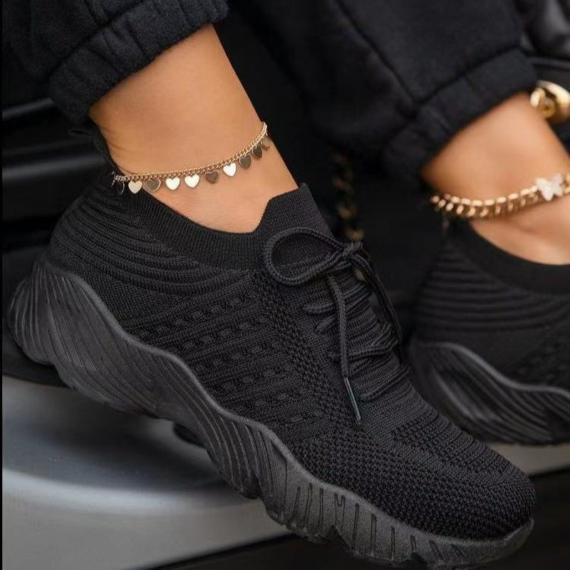 Viizmo™ KnitMesh Slip-On Sneakers – Lightweight, Breathable Comfort for Active Women
