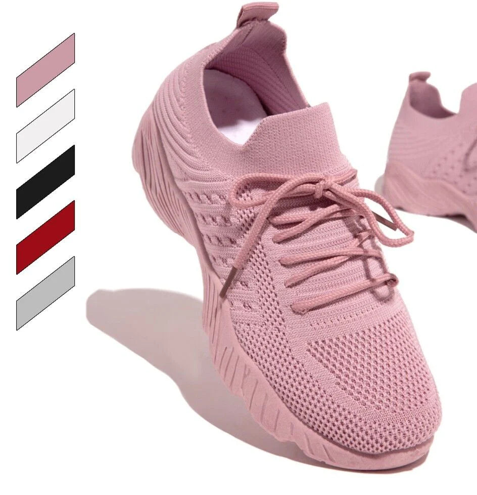 Viizmo™ KnitMesh Slip-On Sneakers – Lightweight, Breathable Comfort for Active Women