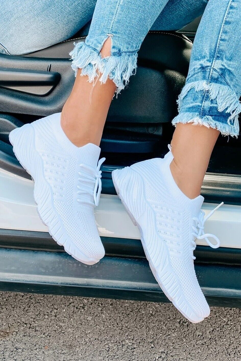 Viizmo™ KnitMesh Slip-On Sneakers – Lightweight, Breathable Comfort for Active Women